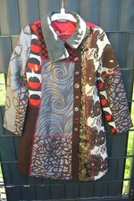 DESIGUAL Geisha Mantel Damen Gr.38/40(M) Stickereien, Brokat, Patchwork, Wollmix