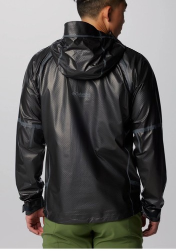 Mens Columbia OutDry Extreme Mesh Hooded boat Hike Rain Shell Jacket Sz XL - Picture 2 of 15