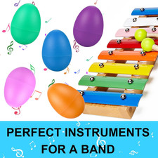 Egg Shakers Musical Instruments for Babies- 20Pcs Musical Maracas Percussion ...
