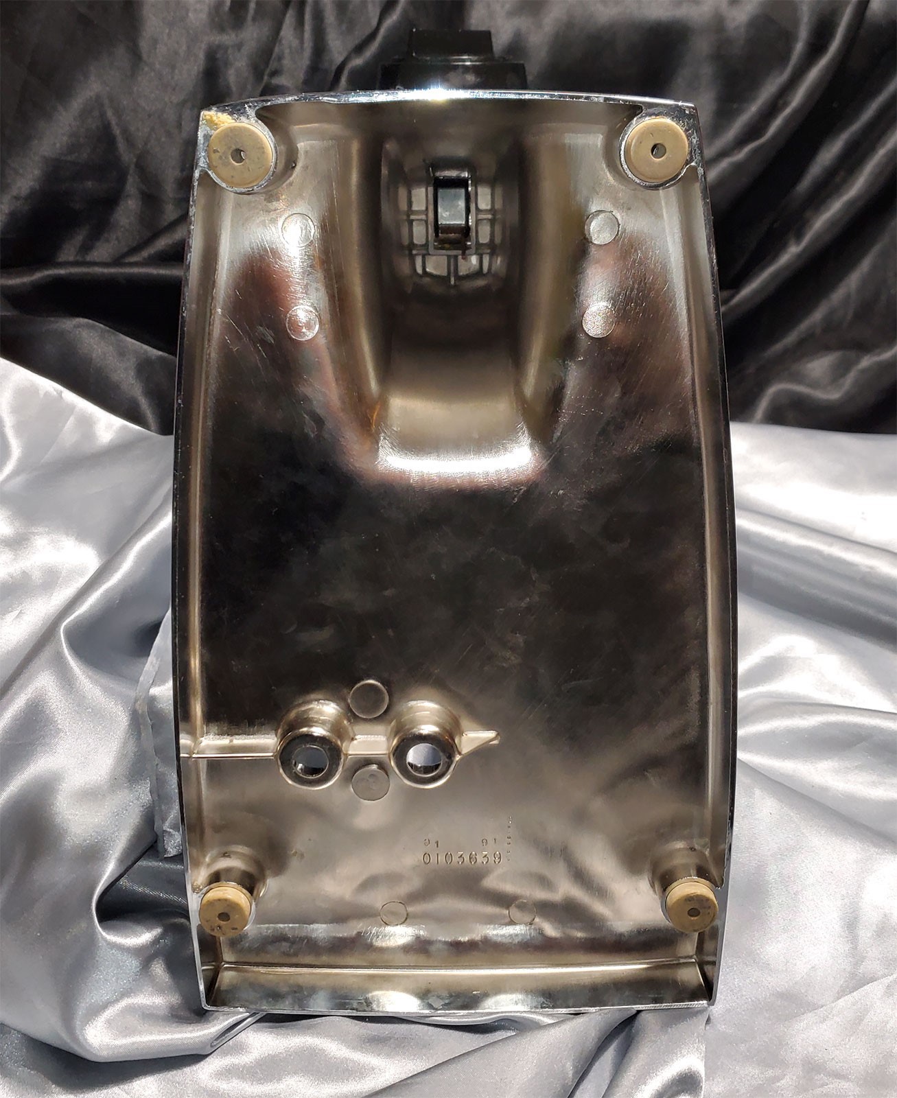 VINTAGE 12 SPEED SUNBEAM MIXMASTER CHROME & BLACK MIXER 1940 4 BEATERS & 2 BOWLS