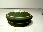 RARE - LATE 19TH CENTURY- WEDGWOOD SAGE GREEN JASPERWARE - INK WELL - CLASSICAL — photo 8