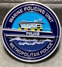 Metropolitan Police Marine Policing Unit Dive Team Challenge Coin 44mm