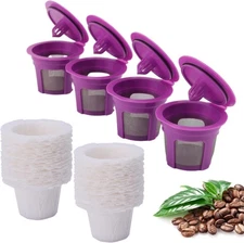 Tazas K Reutilizables Para Cafeteras 2.0 Y 1.0, 4 Paquetes De Capsulas De Cafe