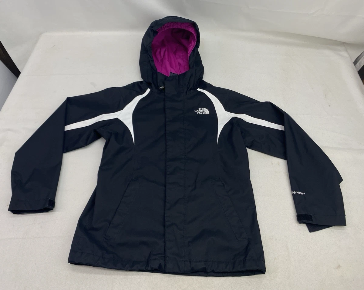 North Face Hyvent Rain Jacket Indiana Girls Outerwear Size 4 & Up