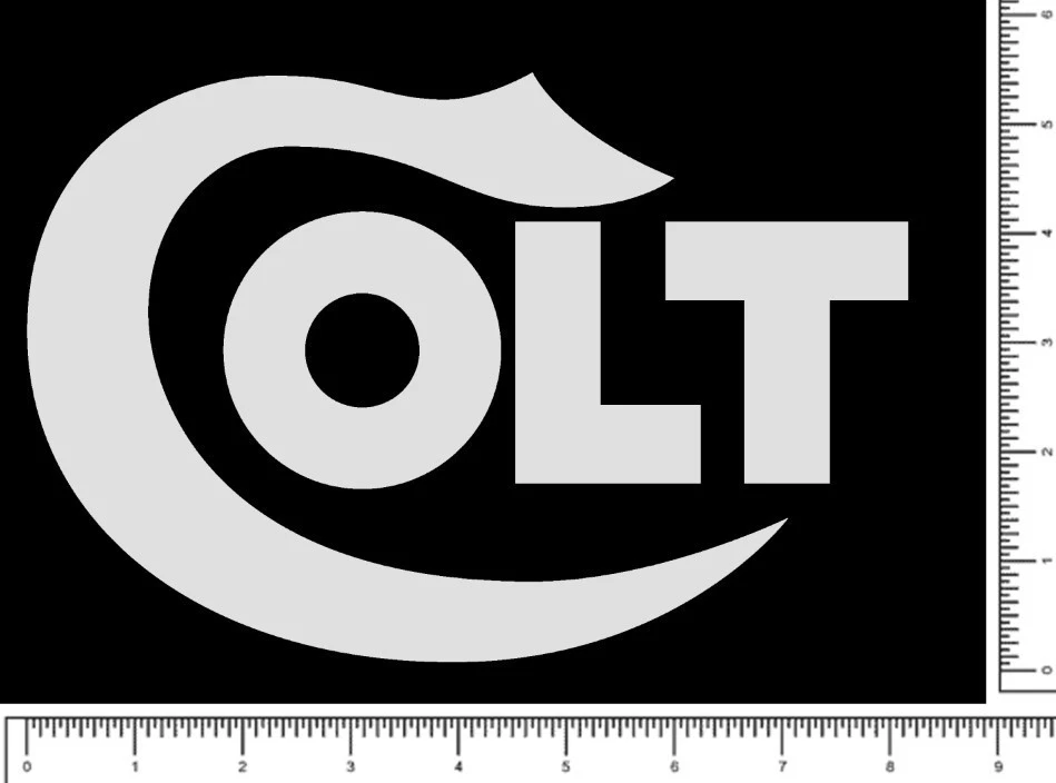 Colt Firearms Die Cut Sticker 8" x 5" Pick your color 1776 - Image 2 of 4