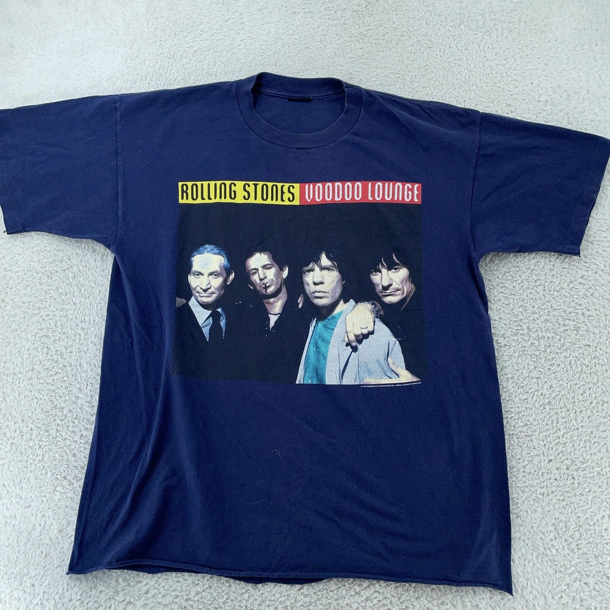 Vintage Rolling Stones T-Shirt Large Voodoo Lounge Tour 94/95