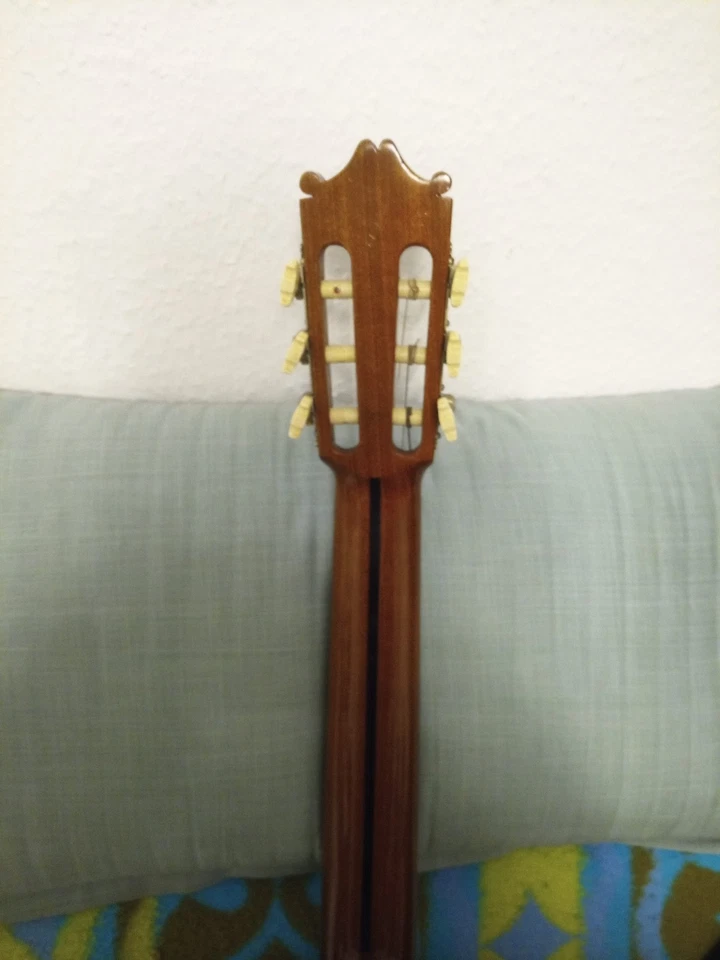 obanez andorra akkustik Gitarre Made in Japan Wurzelholz braun gestimmt gewartet - Bild 2 von 4