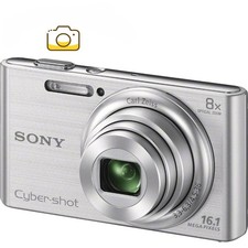 SONY Cyber-shot DSC-W730 16.1MP CCD Vintage Digital Camera - 100 Working-Silver