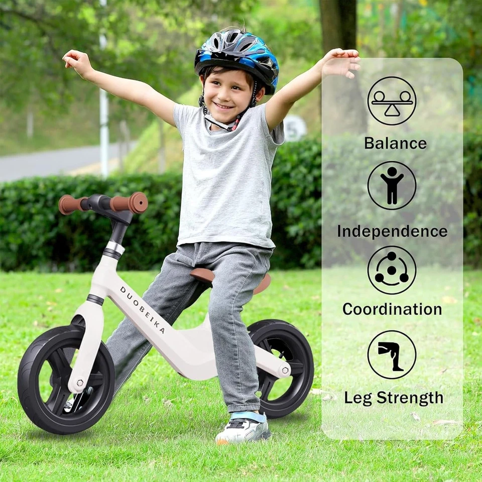 Toddler Balance Bike, 12" No Pedal Balance Bicycle for 27 Years Old KidsLight - image 2 of 4