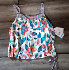 20W 2X Coco Reef Beach House Tankini Top 2X Swimsuit Plus size NWT