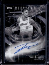 2025-26 Topps Midnight Pelle Larsson Stroke of Auto Equinox #/20 Heat