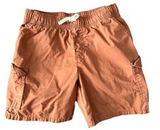 Cat  Jack Boys M 8 Clay Orange Pull-On Shorts Drawstring