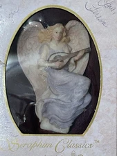 Seraphim Classics Angel Christmas Ornament by Roman Inc. -Lydia Winged Poet 1994
