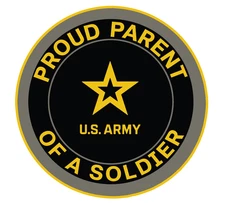 Proud Parent Of A Soldier US Army Vinyl Decal Car Truck Cell Phone Laptop Decal