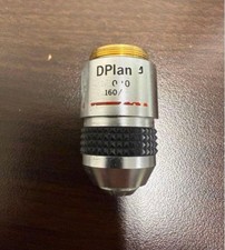 OLYMPUS D Plan 4x 0.10 160/0.17 Microscope Objective Lens Used Untested