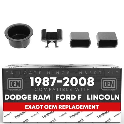 Tailgate Hinge Kit for Dodge Ram - 4-Piece Set, Driver and Passenger Side