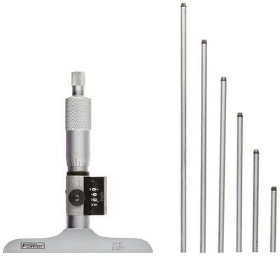 52-225-224-1 Premium Depth Micrometer with 0-6'' Measuring Range