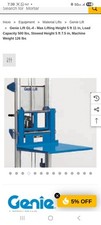 Material lift, Genie GL-4 with Counterweight straddle Base 500lbs capacity