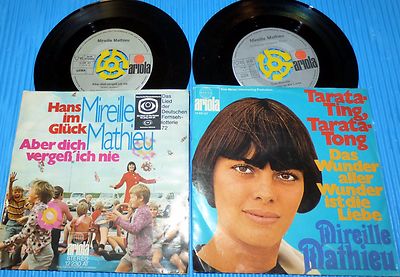 Mirelle Mathieu - Hans im Gluck & Tarata-Ting Tarata-Tong 2X7''