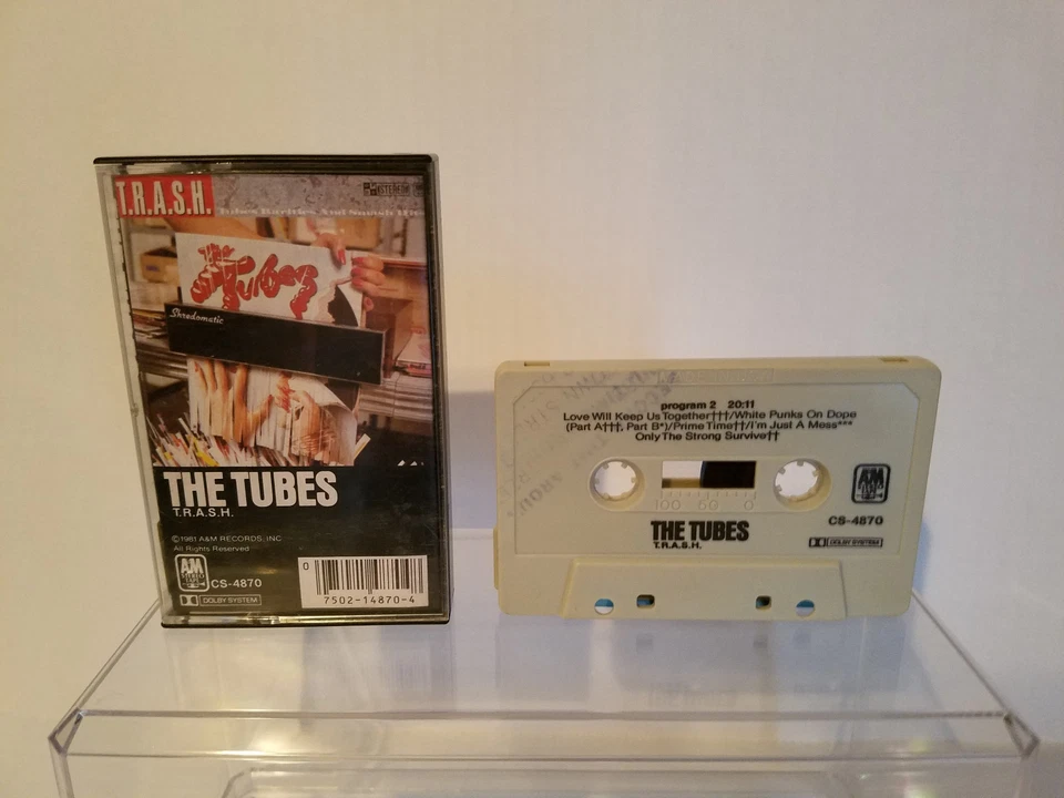 THE TUBES TRASH CASSETTE...Drivin all Night, Hard To Find, Play Tested - Imagem 3 de 4