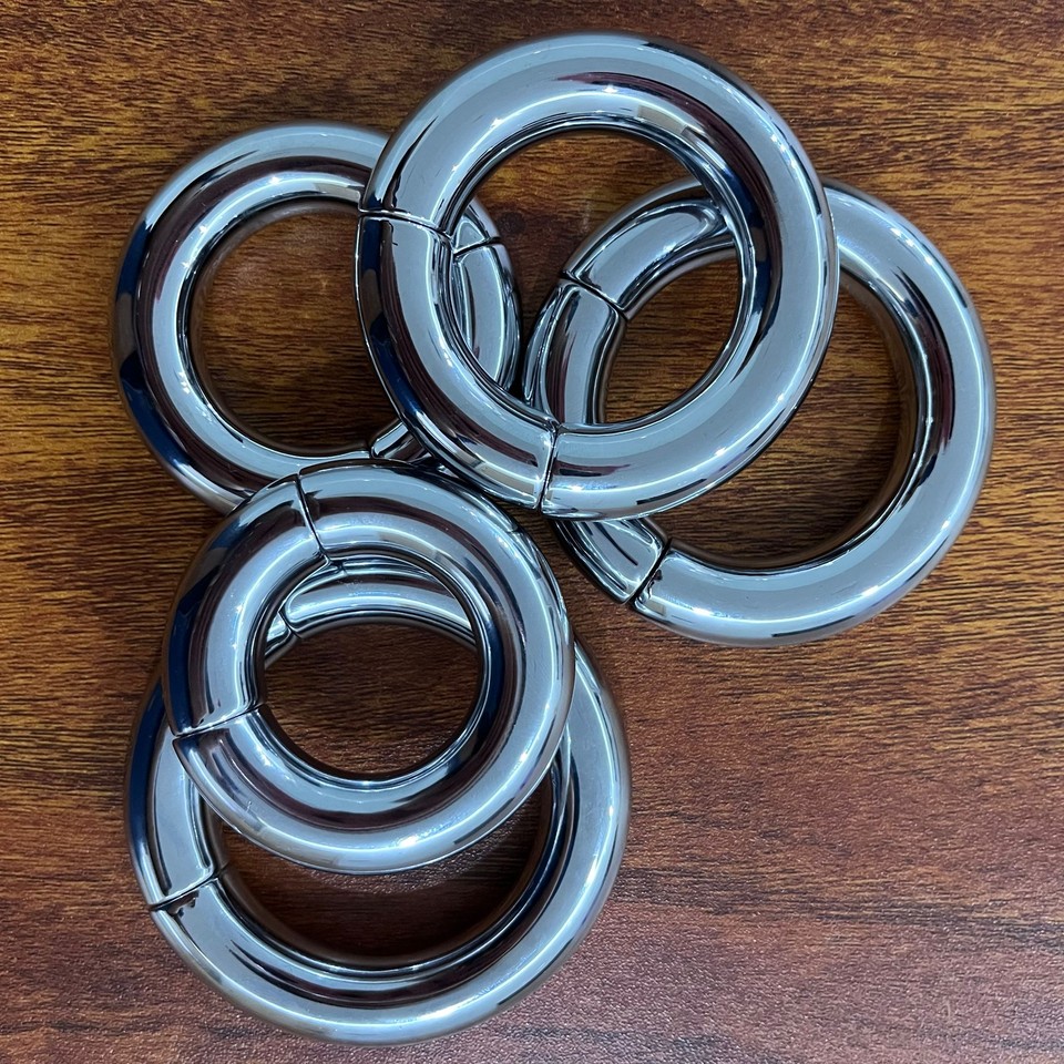 Cockring Ballstretcher En Métal Rond 8 X 45 Mm Argenté - Sextoy Homme Design Kiotos