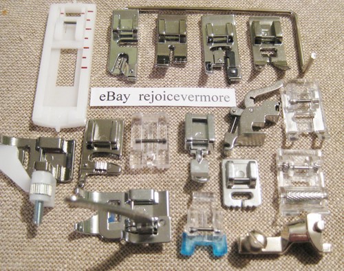 17 Presser Feet Set  Bernina Sewing Machine  Artista,  Auctiva, Aurora, Virtuosa - Picture 2 of 4