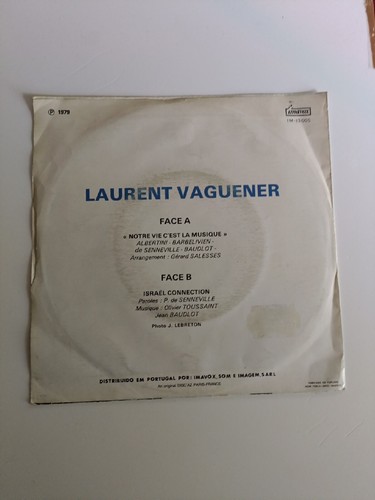 "EUROVISION MON79 LAURENT VAGUENER ""Unser Leben ist Musik"" 7" - Bild 2 von 2