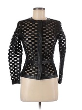 Escada Women Black Jacket 32 Plus