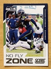 Richard Sherman 2017 Score Football No Fly Zone Insert #6 Seattle Seahawks NM-MT