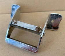 SLINGERLAND 60s Vtg Radio King Snare Drum BUTT PLATE Wire Extender Chrome 2-Hole