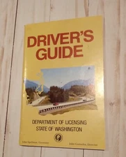Vintage Early 80s Washington State Seattle Driver's Education Manual Guide