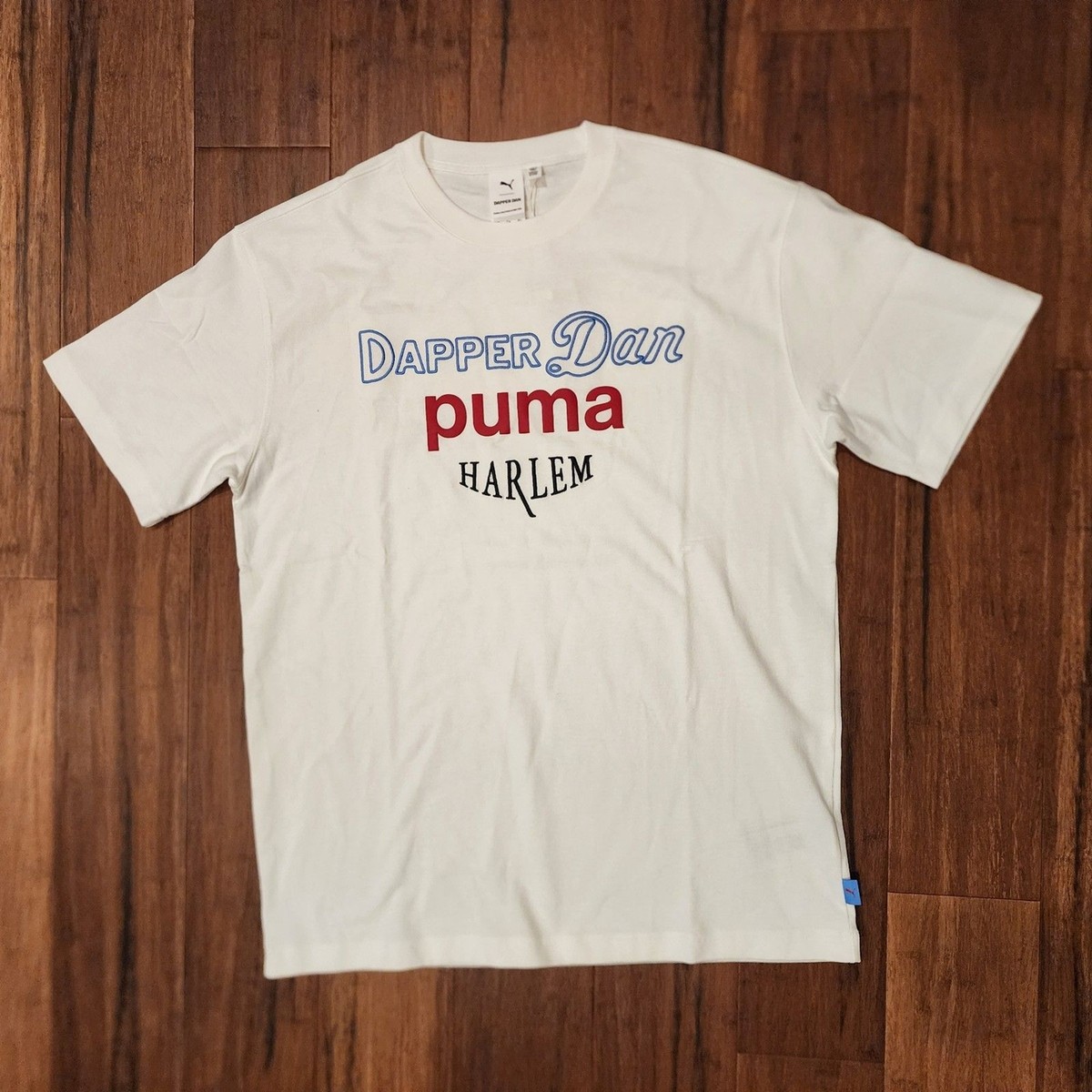 Puma x Dapper Dan With Love From Harlem White T-Shirt Men's Medium