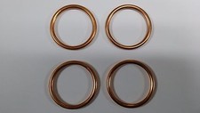 SET OF 4 COPPER EXHAUST GASKETS HONDA CBR 600 F 1987 - 2004