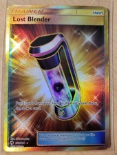 Pokemon TCG Lost Blender - Sun & Moon Lost Thunder 233/214 - Gold Secret Rare LP on eBay