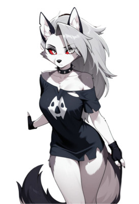 Loona Helluva Boss Waifu Weatherproof Anime Sticker 6'' Car Decal
