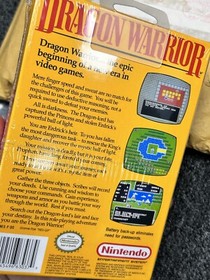 Dragon Warrior Nintendo NES FACTORY SEALED MINT w/ mailer! Nintendo power