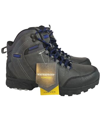 KHOMBU Men's Cravasse Hiker Hiking Boot Gray Size Waterproof All Season 