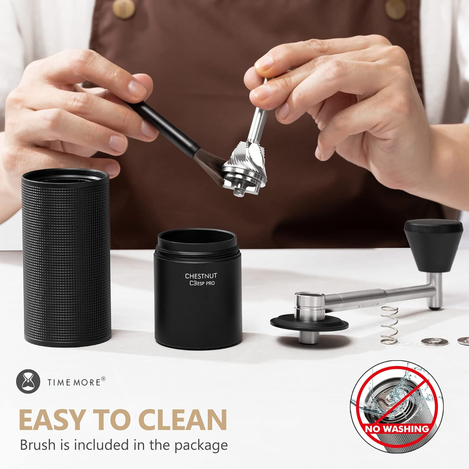 TIMEMORE Chestnut C3 ESP PRO Coffee Grinder Manual, Upgrade Integrated