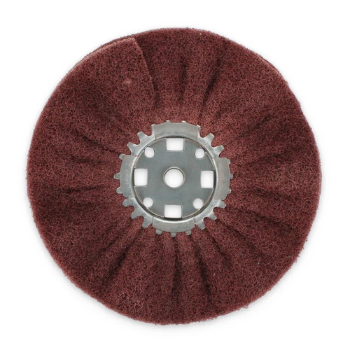 10" Satin Surface Prep Airway Buffing Wheel 3" Center Plate x 5/8" Arbor Hole