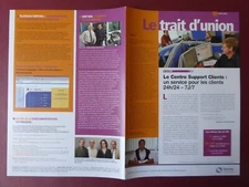 LE TRAIT D'UNION 68 2009 SNECMA SAFRAN VILLAROCHE MONTEREAU MASCOT CUSTOMER SUPPORT