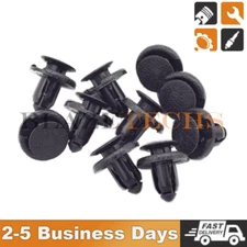100 PCS Clips Bumper Cover Radiator Grille Rivets Fastener Fits 8mm Hole
