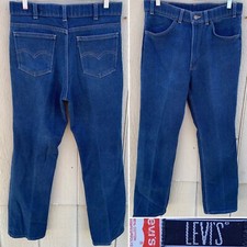 vintage Levis Jeans with a skosh more room Made In USA W 32 L 30