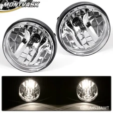 Fit For 07-14 GMC Sierra 1500 2500 Fog Lights Bumper Lamps Clear Lens Replace