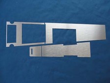 1967 Ford Mustang - Aluminum Console Insert Kit Manual Transmission