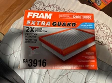 FRAM CA3916 Extra Guard Rigid Panel Air Filter CA 3916