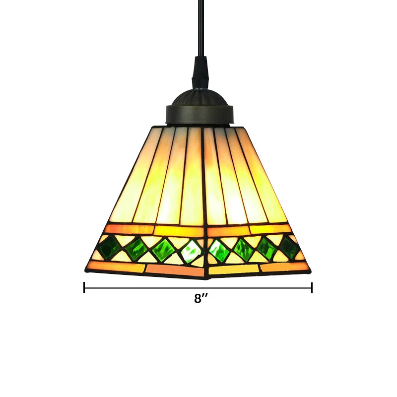 Mission Style Stained Glass Ceiling Lights Shelly Lighting