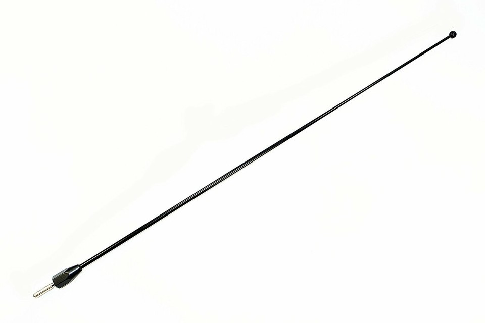 31" Black Power Antenna Mast For 1999-2005 GMC Sierra - AM/FM Radio Replacement (Fender Mount)