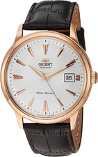 ORIENT  FAC00002W0,Men's Dress,Mechanical Movement,Rose Gold Tone Case,Strap,WR