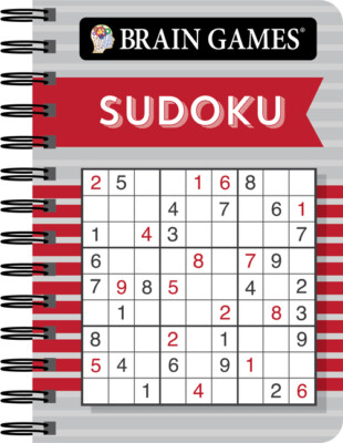 Brain Games Mini - Sudoku (Red)