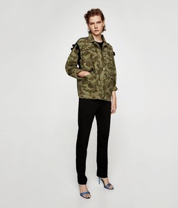 zara camo parka
